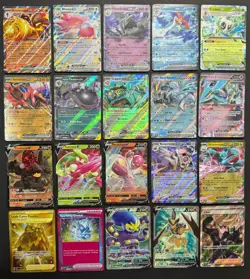 Pokemon Card Lot (20 Card Lot) Gold Rare V EX Full Art Trainer Ultra Rare Cards - Image 1