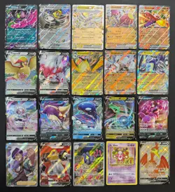 Pokemon Card Lot (20 Card Lot) V VMAX EX Full Art Trainer Ultra Rare Cards - Image 1