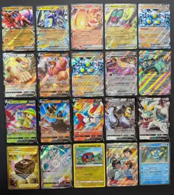Pokemon Card Lot (20 Card Lot) Gold Rare V EX Full Art Trainer Ultra Rare Cards - Image 1