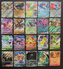 Pokemon Card Lot (20 Card Lot) V VMAX EX Full Art Trainer Ultra Rare Cards - Image 1