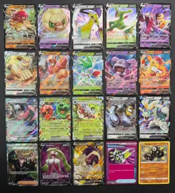 Pokemon Card Lot (20 Card Lot) V VMAX EX Full Art Trainer Ultra Rare Cards - Image 1