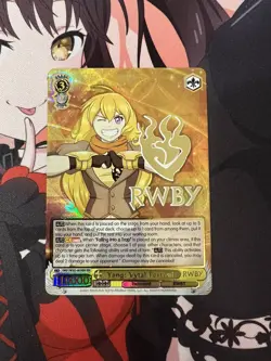 Weiss Schwarz Yang: Vytal Festival RWBY/WX03-005RBR RBR Foil Near Mint Card - Image 1