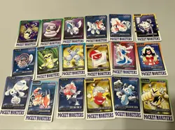 Pokemon Carddass 18 Card Set Lot Pokemon Trading Card Collection Bundle - Image 1