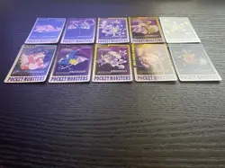 (LP) Pokemon Carddass 1997 Lot Set of 10 cards Slowpoke Starmie etc. BANDAI - Image 5