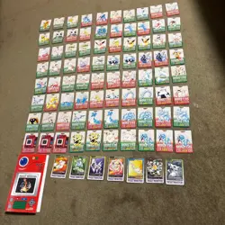 Pokemon Carddass Card Case 87 Cards Collectible Trading Card Set - Image 1