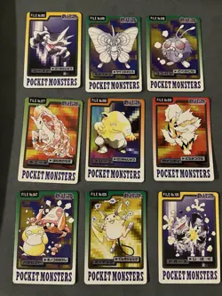 Pocket Monsters Carddass Trading Cards Lot - Image 1
