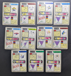 Pokemon Lot of 11 Cards Japanese Carddass Pocket Monsters Part 3 & 4 1997-1998 - Image 2