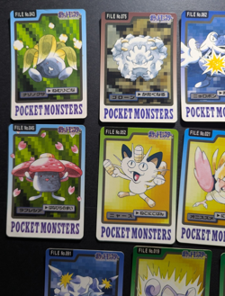 Pokemon Lot of 11 Cards Japanese Carddass Pocket Monsters Part 3 & 4 1997-1998 - Image 3