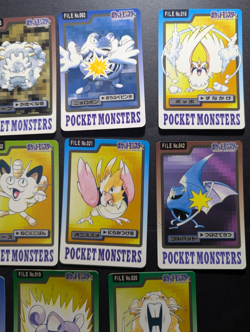 Pokemon Lot of 11 Cards Japanese Carddass Pocket Monsters Part 3 & 4 1997-1998 - Image 4