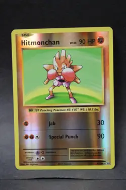 Hitmonchan 62/108 - Rare Reverse Holo XY Evolutions Pokemon TCG 2016 - NM - Image 1