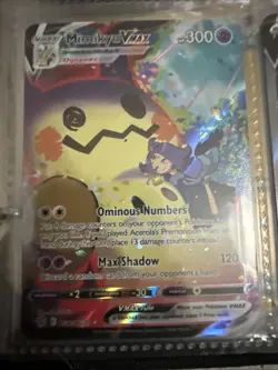 Pokemon Mimikyu VMAX Holo Ultra Rare TCG Card 2022 Brilliant Stars TG17/TG30- NM - Image 1