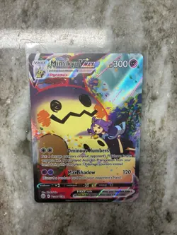 Pokemon Mimikyu VMAX Holo Ultra Rare TCG Card 2022 Brilliant Stars TG17/TG30 - Image 1