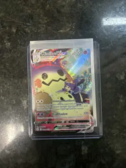 Pokemon Mimikyu VMAX Holo Ultra Rare TCG Card 2022 Brilliant Stars TG17/TG30 - Image 1