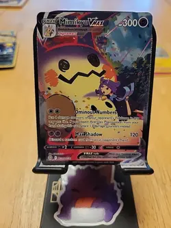 Pokemon TCG Mimikyu VMAX Holo Ultra Rare Card 2022 Brilliant Stars TG17/TG30 NM - Image 1