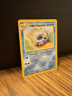 Pokemon TCG Light Vaporeon Neo Destiny Card 52/105 Unlimited Uncommon, Vintage - Image 2