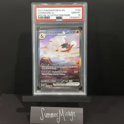 Charizard EX 199/165 Special Illustration Rare Pokemon SV 151 PSA 10 ENGLISH - Image 1