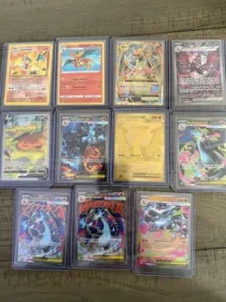 Multiple Pokemon Charizard Case Card Collection Lot, Phantasmal Flames, Base - Image 1