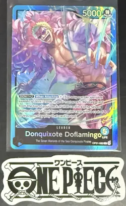 One Piece OP01-060 L Donquixote Doflamingo - ENG - Foil - TCG - ST17 - NM/M - Image 1