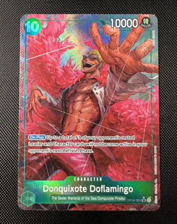 Donquixote Doflamingo Alt Art OP04-031 PRB-01 The Best One Piece TCG NM - Image 1