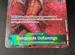 Donquixote Doflamingo Alt Art OP04-031 PRB-01 The Best One Piece TCG NM - Image 2