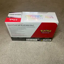 Pokemon TCG Prismatic Evolutions Costco 2 Pack - ETB & Booster Bundle Sealed New - Image 2