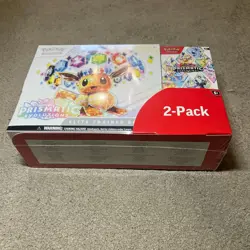 Pokemon TCG Prismatic Evolutions Costco 2 Pack - ETB & Booster Bundle Sealed New - Image 4
