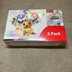 Pokemon TCG Prismatic Evolutions Costco 2 Pack - ETB & Booster Bundle Sealed New - Image 5