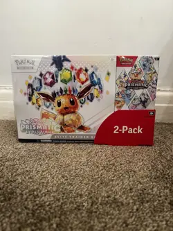 Pokemon TCG Prismatic Evolutions Costco Bundle ETB + Booster Bundle New & Sealed - Image 1