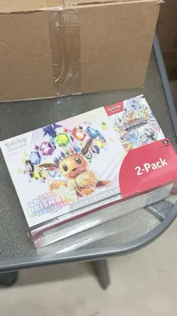 Pokemon TCG PRISMATIC EVOLUTIONS Costco Bundle ETB + BOOSTER BUNDLE *NEW SEALED* - Image 1