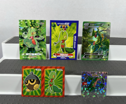 Pokemon Lot of Cards and Stickers Treecko #252 Treecko Lot of 20 CRIMP ERROR - Image 3
