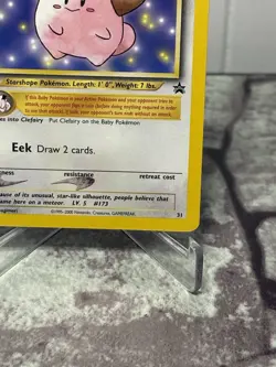 Pokemon Cards Cleffa 31 Wizards Black Star Promos WOTC Promo NM - Image 4