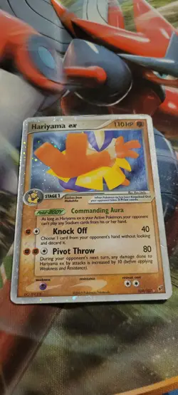 Pokemon TCG - Hariyama ex 100/107 EX Deoxys Ultra Rare Holo Foil Card - Image 1
