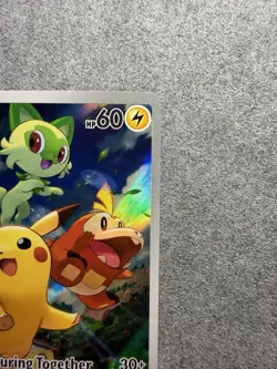 Pokemon Pikachu 027 SVP: Scarlet & Violet Promo Full Art Holo Card English 2023 - Image 3