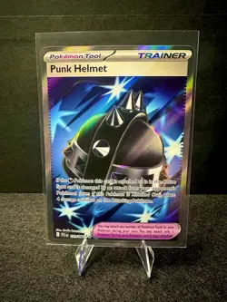 Punk Helmet 121/094 Phantasmal Flames Full Art Ultra Rare Pokemon TCG Card NM - Image 1