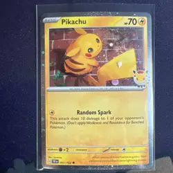 Pikachu (Pokemon Day 2026) 051/162 Miscellaneous Cards & Products Holo - Image 1