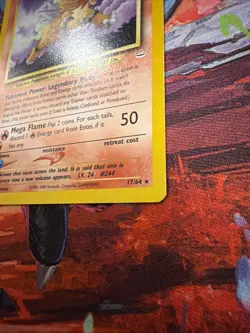 Entei Pokemon TCG Neo Revelation 17/64 Non-Holo Rare Card - Image 5