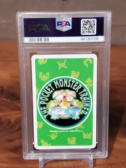 1996 Pokemon Moltres Green Back Poker Playing Card 4 of Clubs - PSA 10 - Image 2