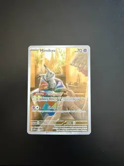 Pokemon TCG Mimikyu Scarlet & Violet Promo Card 075/Promo Near Mint Condition - Image 1