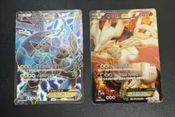 2013 RESHIRAM ZEKROM BW Book Promo EX Full Art Korean Card B&W Rare 057/bw - Image 1