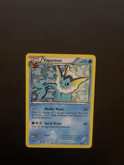 Vaporeon BW89 Holo Black White Promo Card - Image 1