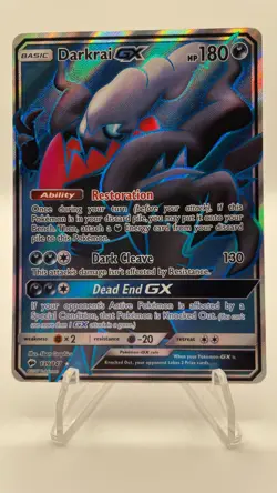 Darkrai GX 139/147 Burning Shadows Ultra Rare Full Art Holo Pokemon Card (M/ NM) - Image 1