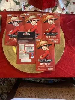 5x ENGLISH One Piece CCG: Carrying On His Will - Sleeved Booster Pack lot OP-13 - Image 5