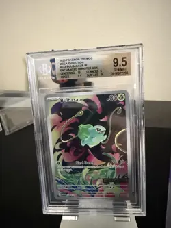 POKEMON MEGA EVOLUTIONS BULBASAUR STAMPED #133/132 BGS GRADED 9.5 POP 17 - Image 1