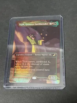 MTG Avatar Eternal-Legal: Toph, Greatest Earthbender Borderless (0070) NM - Image 1