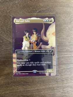 Mai and Zuko Borderless MTG Avatar: TLA Eternal-Legal Nm/M - Image 1