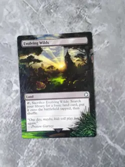 Evolving Wilds 791 MTG Fallout Hand Painted Borderless Extended Full Altered Art - Image 2