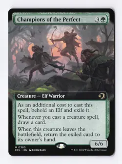 Champions of the Perfect (Extended Art) 0365 (R) MTG Lorwyn Eclipsed (ECL) - Image 1