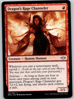 Dragon's Rage Channeler - LP - MTG - Image 1
