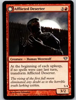 Afflicted Deserter - NM - MTG - Image 1