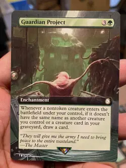 Guardian Project MTG Fallout Hand Painted Borderless Extended Altered Art Tentz - Image 2